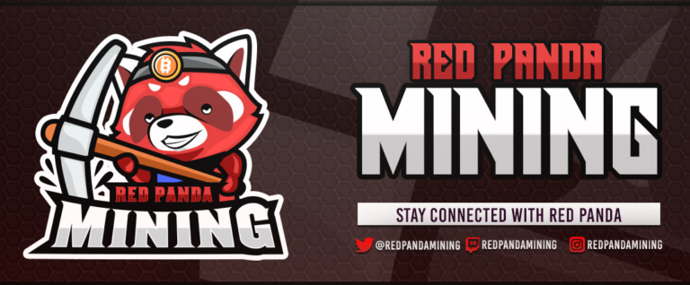 red panda mining banner